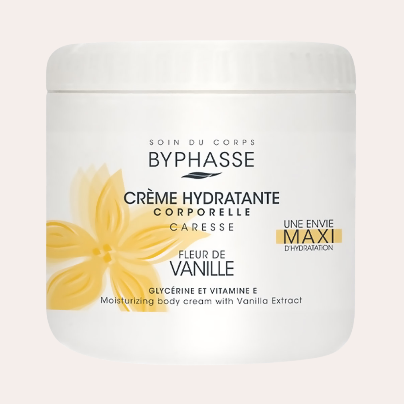 CRÈME HYDRATANTE À L'EXTRAIT DE VANILLE 500ML