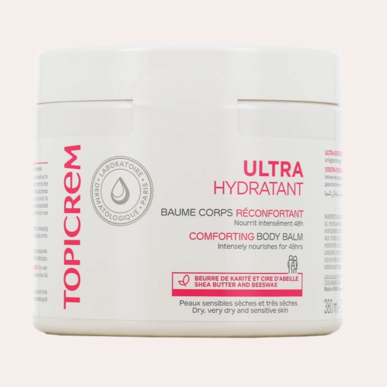 Topicrem ULTRA-HYDRATANT Baume corps réconfortant 380ML