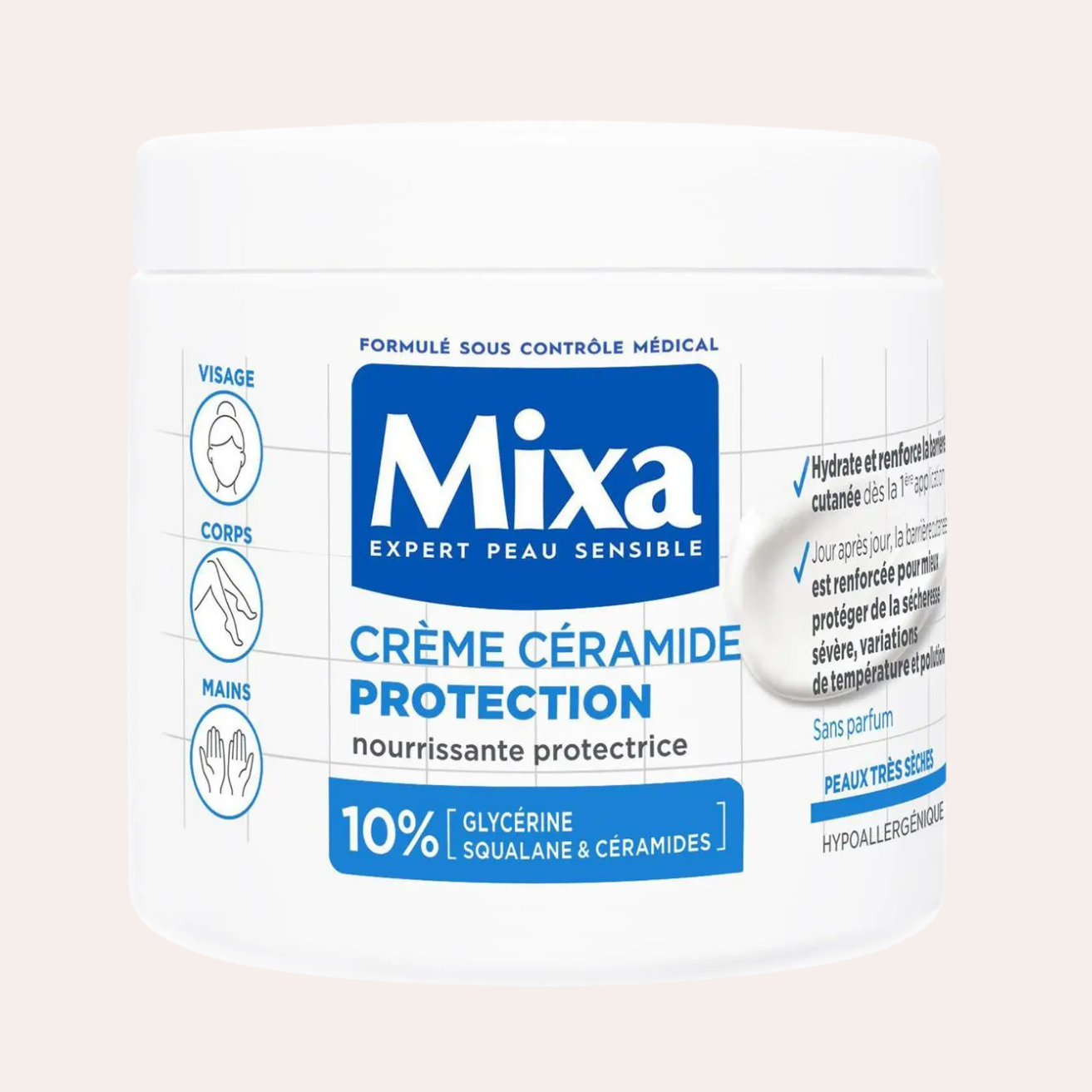 Mixa Céramide Crème Pot 400ML