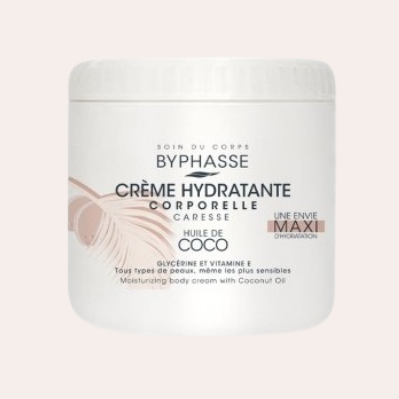 CRÈME HYDRATANTE À L'HUILE DE COCO 500ML