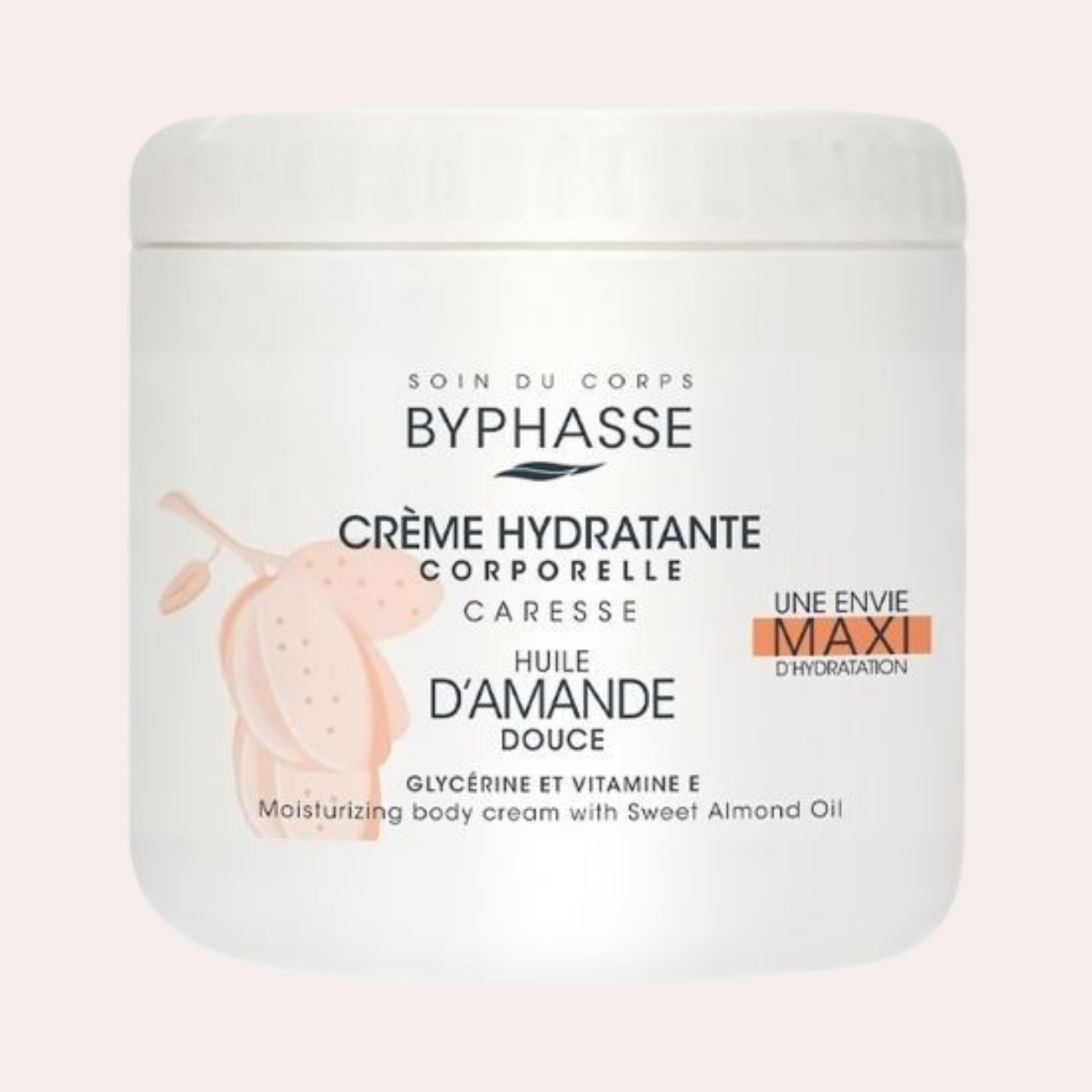CRÈME HYDRATANTE À L'HUILE D'AMANDE DOUCE 500ML