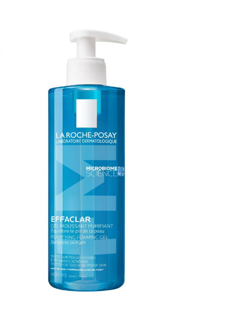 La Roche Posay Effaclar gel moussant purifiant nettoyant peau grasse, 400 ML
